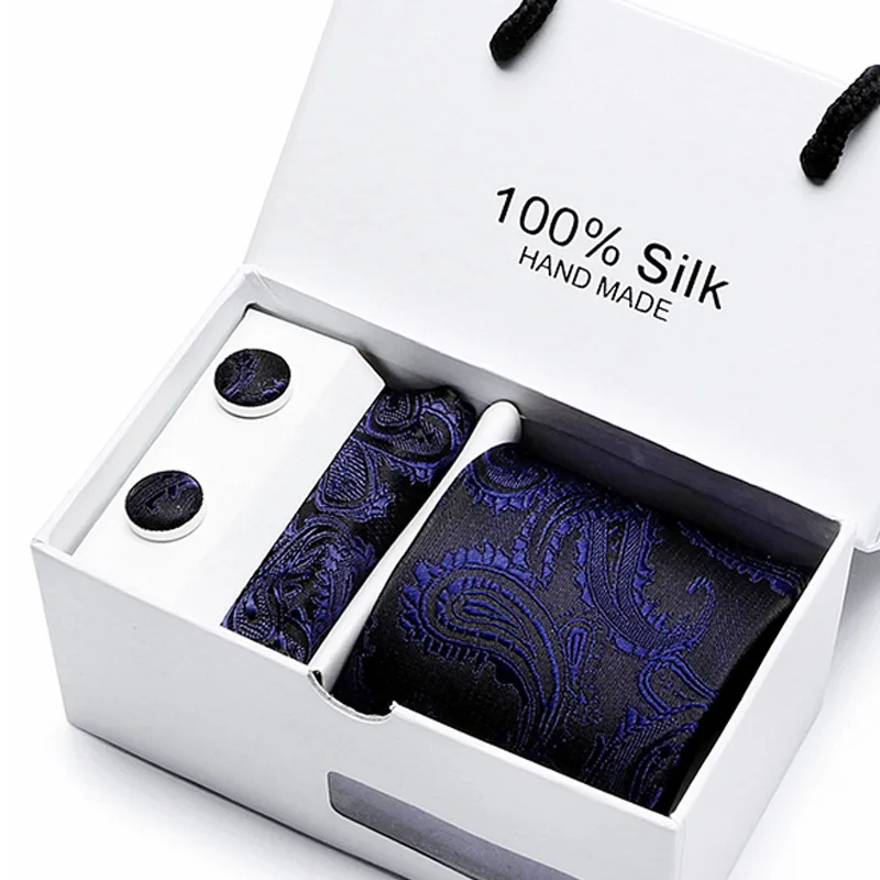 European and American men\'s tie spot gift box 5-piece suit group tie business formal dress wedding tie