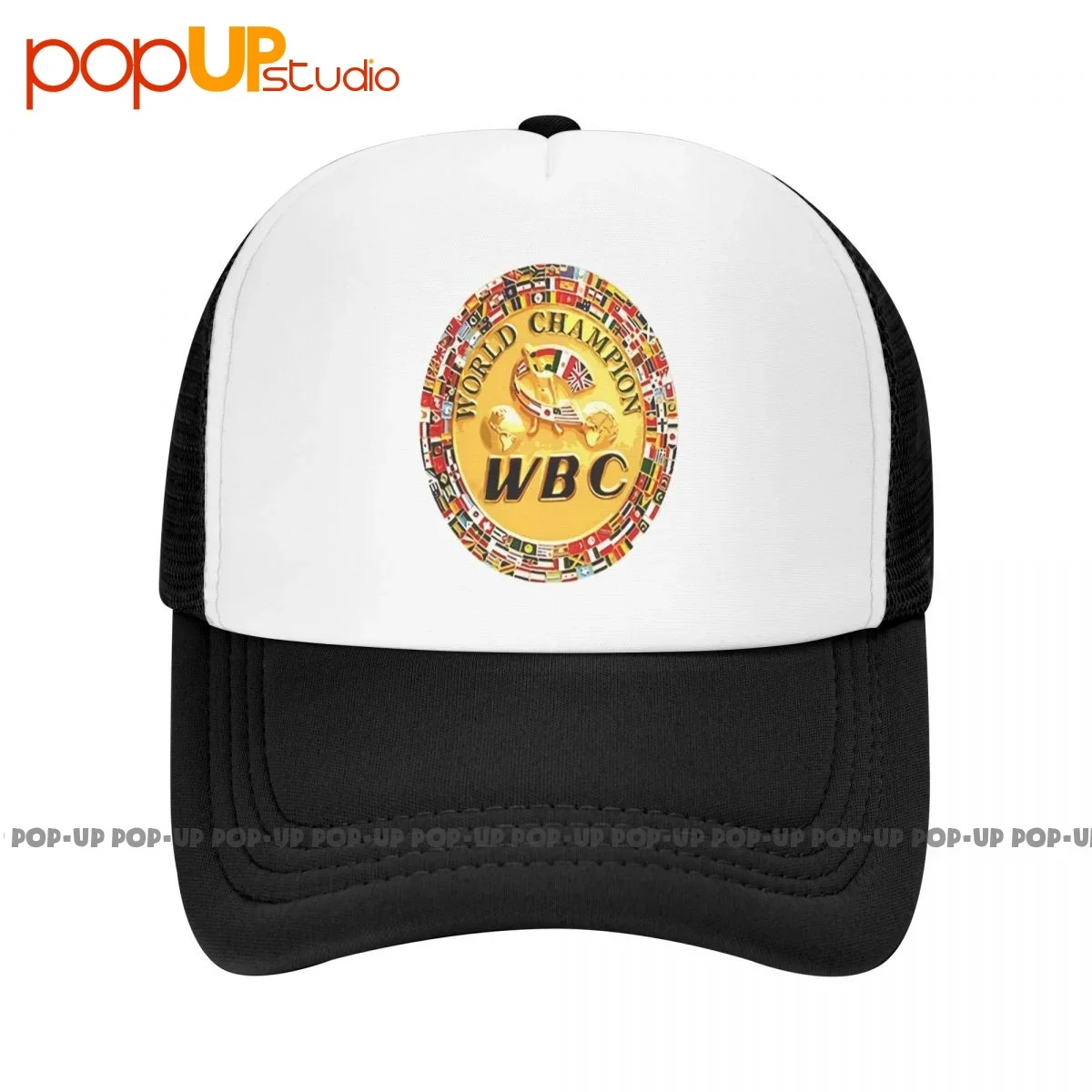 Wbc Boxing Championship Baseball Cap Trucker Hats Breathable Sunscreen Fashion Adjustable Retro