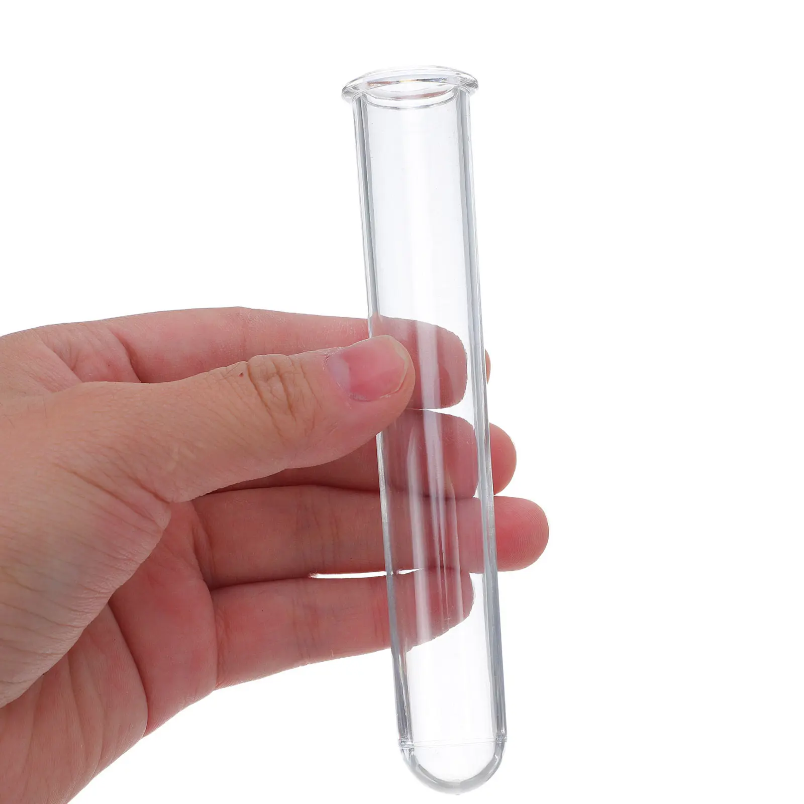 6Pcs Hydroponic Test Tube Vases for Plant Cuttings Propagation Desktop Flower Display Office Home Decoration Clear Tube Vase Set