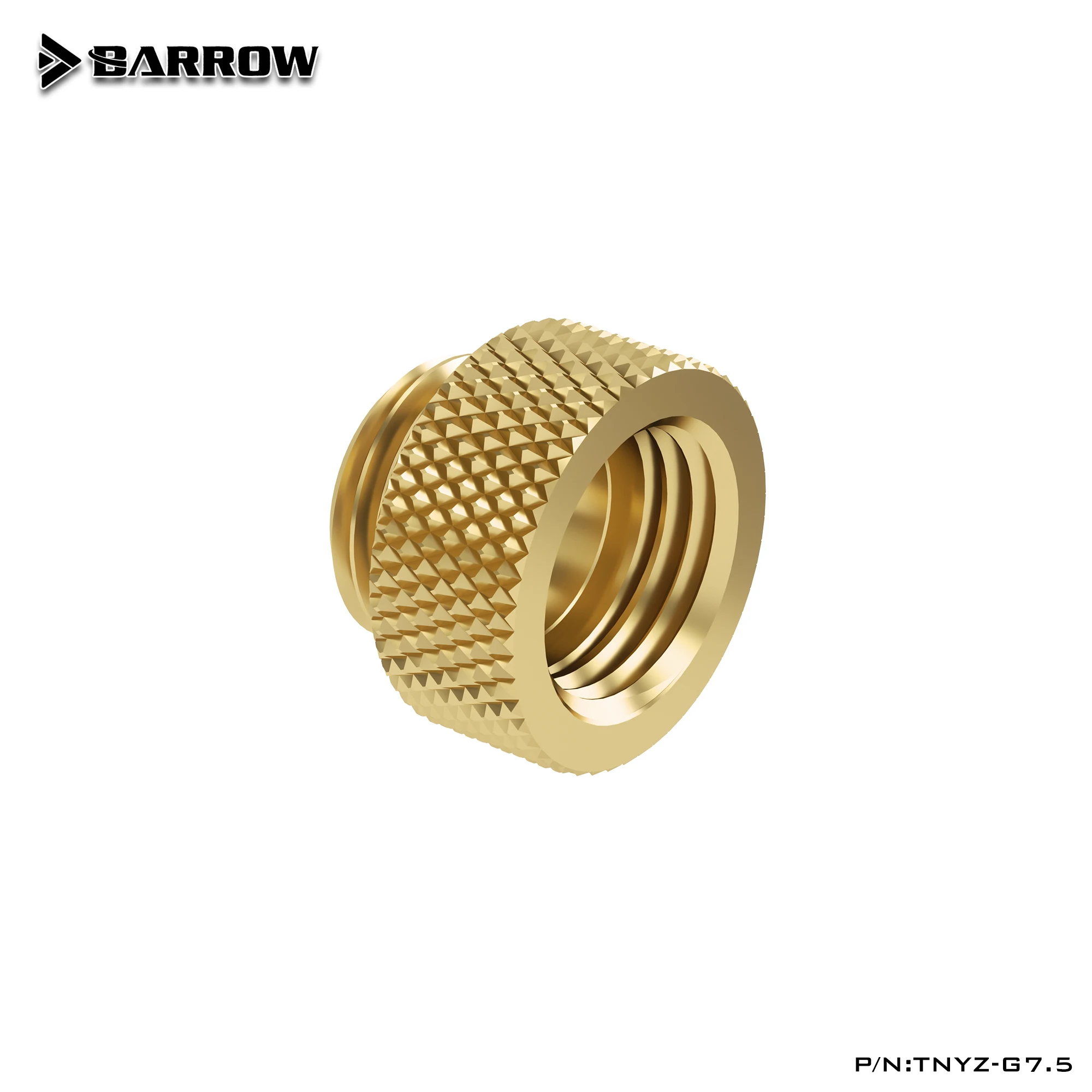 BARROW (Extend 7.5mm) Fitting G1/4'' M to F Extend Connect Adapter Male to Female Increase 7.5mm Length Connector Cooling System