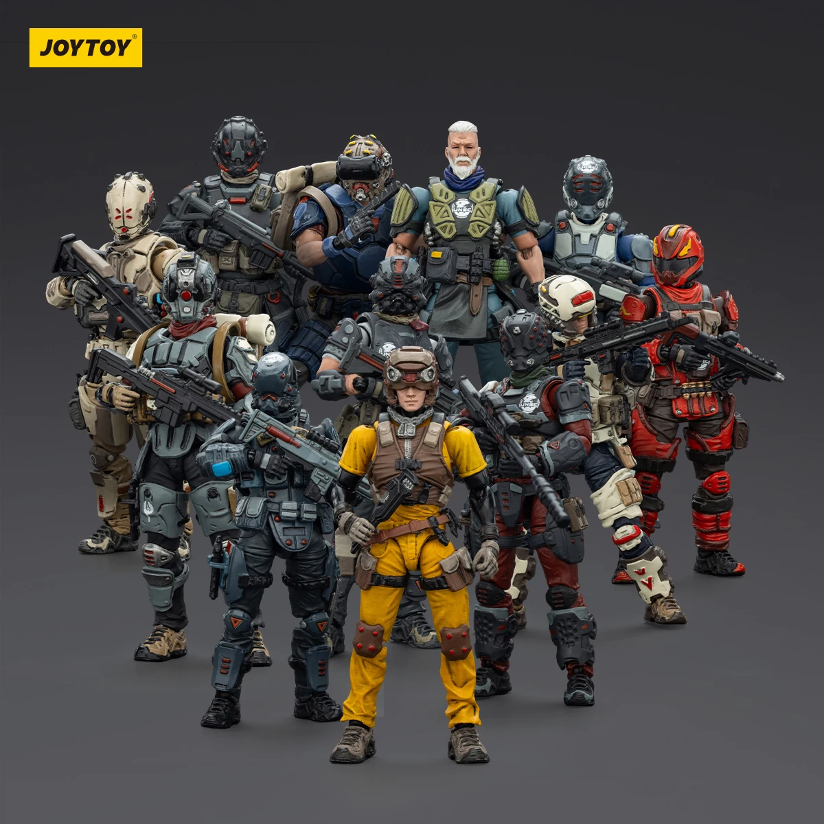 

JOYTOY Dark Source 1/25 Scale Steel Ride Corps Designated Marksman UNSC Assaulter Medic Sniper Breacher Action Figure Model Toys