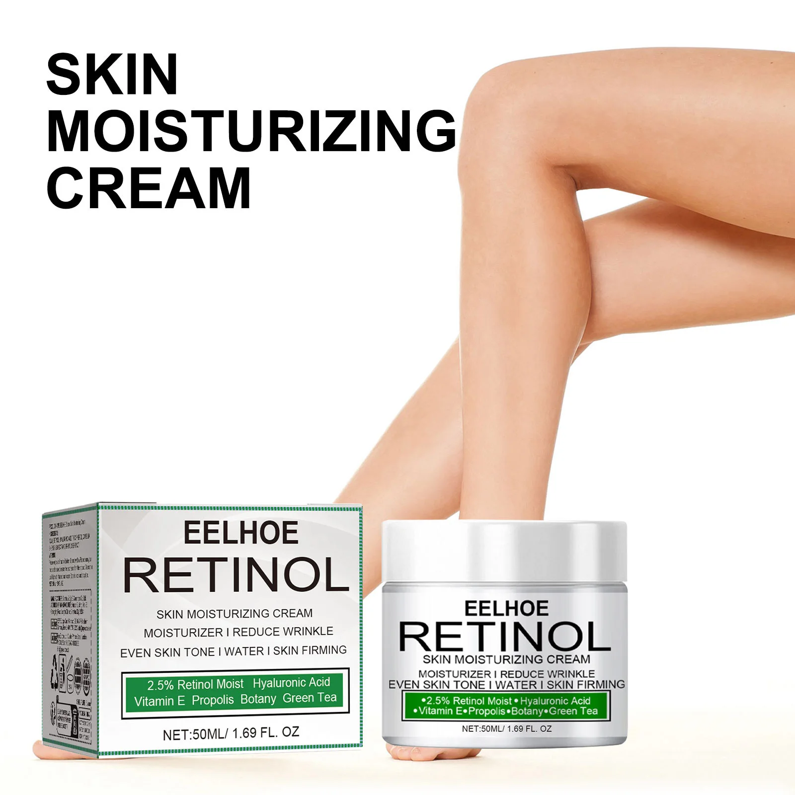 EELHOE Retinol Whitening Cream Private Part Armpit Knee Buttocks Moisturizer Dark Skin Bleaching Lighten Melanin Brighten Cream