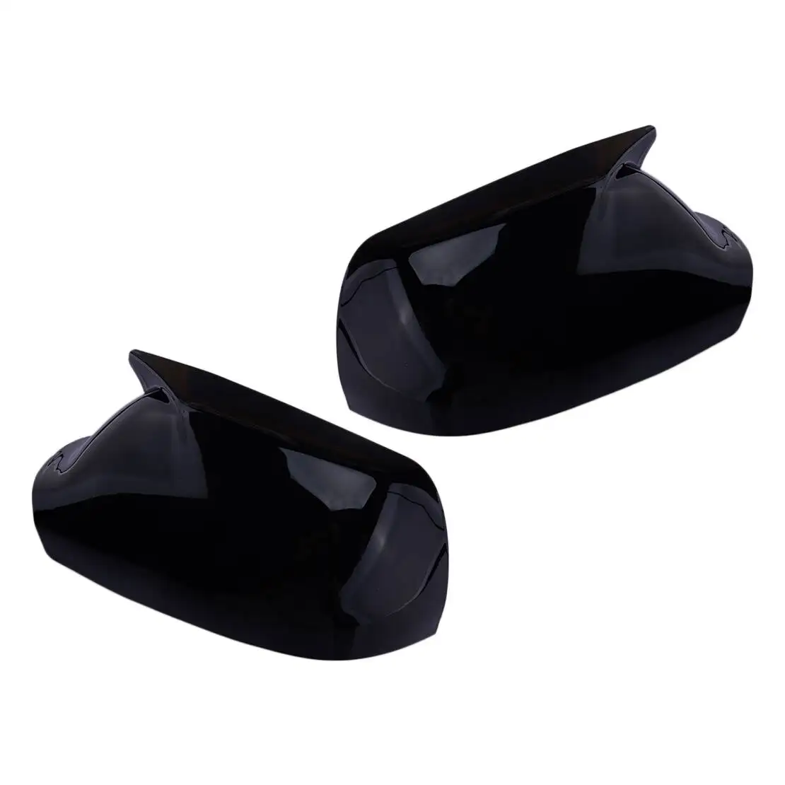 

1 Pair OX Horn Side Rear-view Mirror View Horn Covers Caps Trims Fit for Mazda 3 6 2003 2004 2005 2006 2007 2008 Black