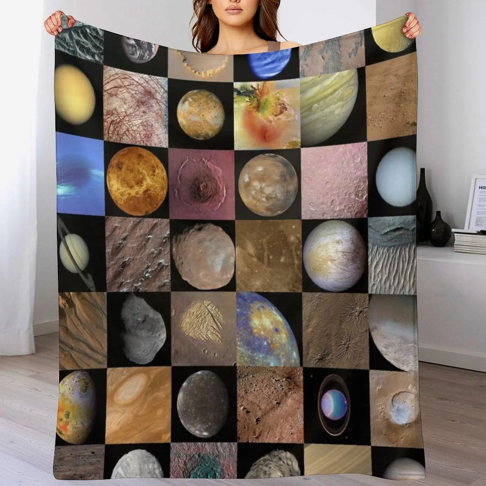 

Jet Propulsion Laboratory Throw Blanket Flannels Hairy funny gift Thins Blankets