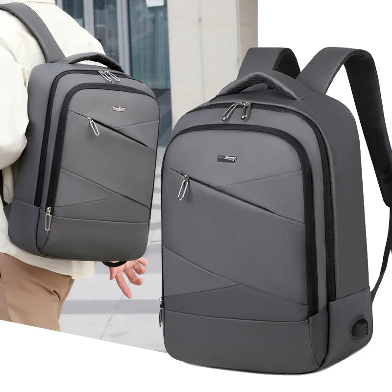 New computer backpacks in Europe and America, multi-functional shoulder bags, large-capacity business simple commuting backpacks
