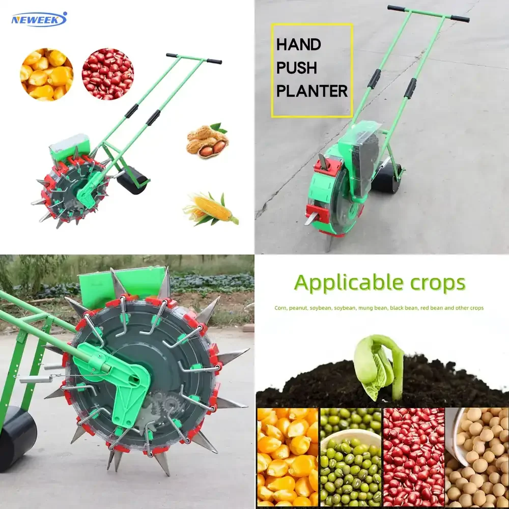 NEWEEK Small Scale Dibbling Manual Peanut Corn Planter Seeder Soybean Seed Planter for Sale