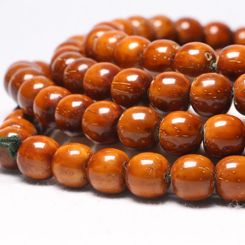 108 Purple Golden Rat Bodhi Beads, A Bracelet Designed To Attract Wealth And Good Fortune