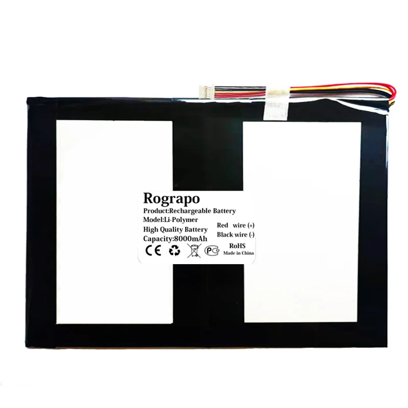 New 3.7V 8000mAh 3899164-B Tablet PC Battery For iRULU Walknbook W1002 10.1" Windows 10