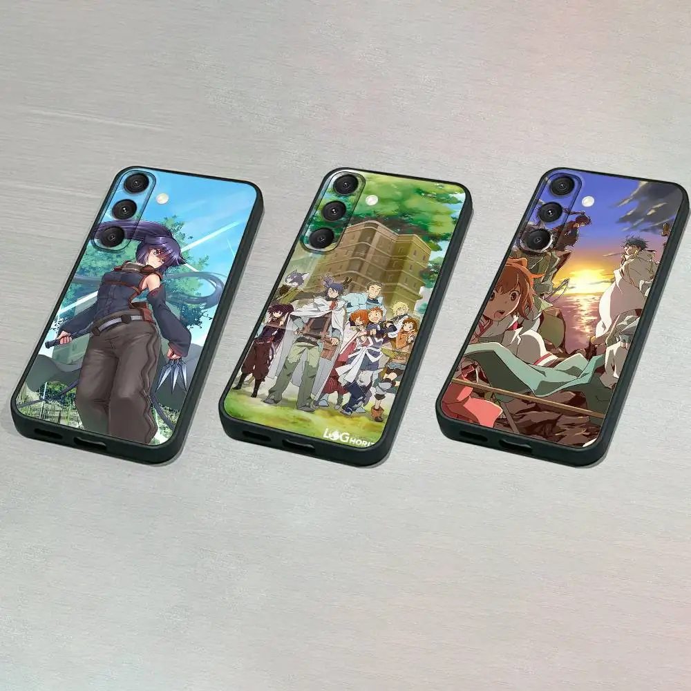 

L-Log H-Horizon Phone Case For Samsung S25,S24,S23,S22,S21,S20,S10,Ultra,Plus,Lite,FE,Soft Silicone Black Cover