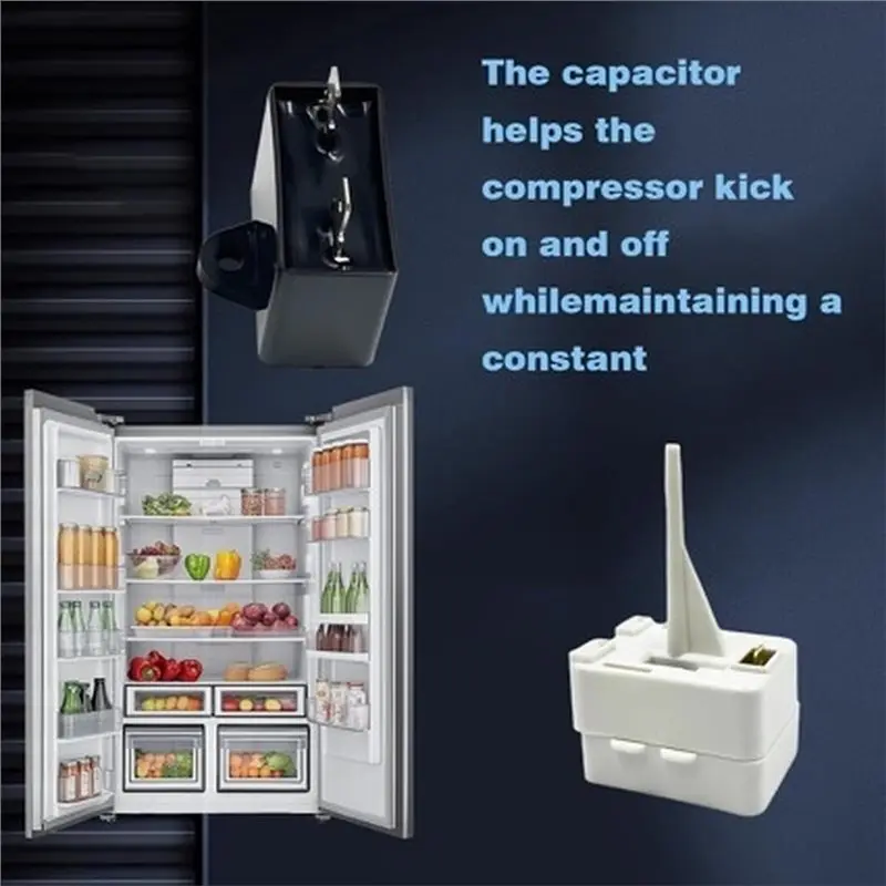 ASWUT-Replacement Refrigerator Compressor Start Relay WR07X10131 Refrigerator Starter Part