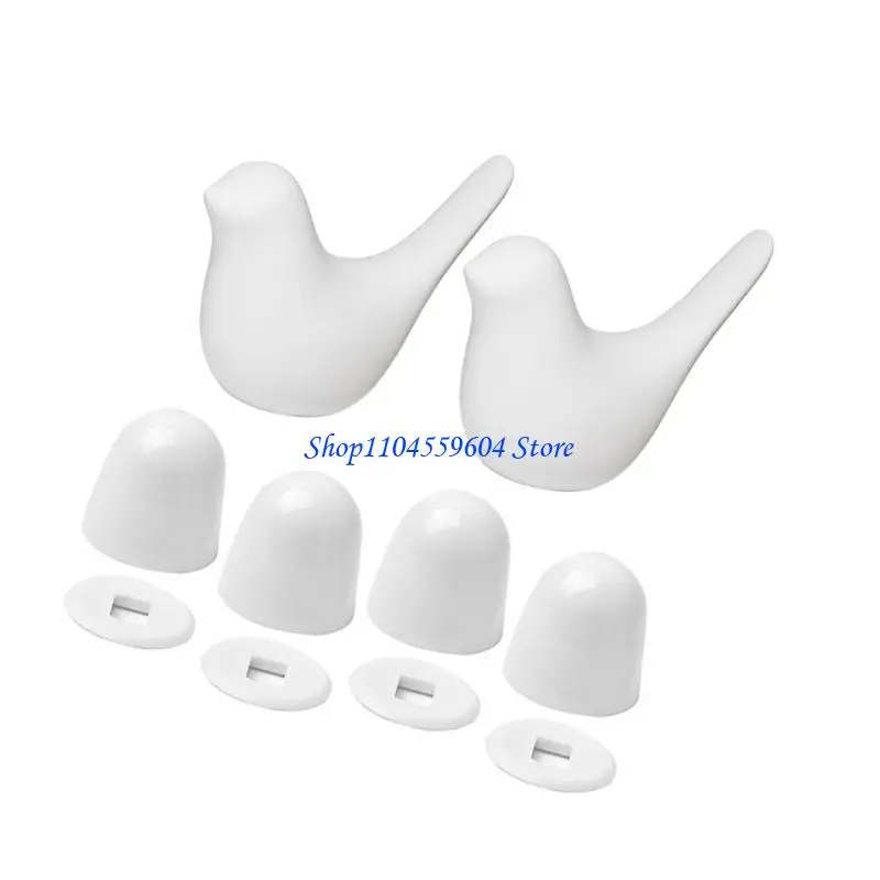

12QM Golden Ornamental Toilet Bolt Covers Ceramic Construction Themed Motorhome Bath