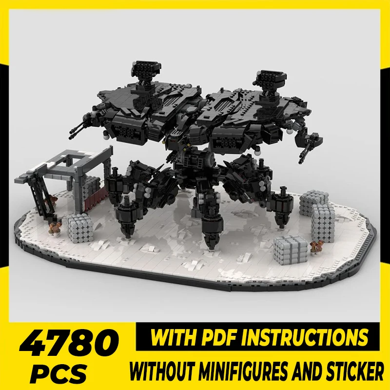 Popular Game Model Moc Building Bricks Death Bringer Mech Technology Modular Blocks Gifts Christmas Toys DIY Sets Assembly