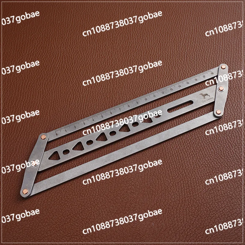 

Вспомогательная линейка для позиционирования ремня, кожаная линейка, кожаная линейка ручной работы, регулируемая своими руками 18 ~ 48 мм