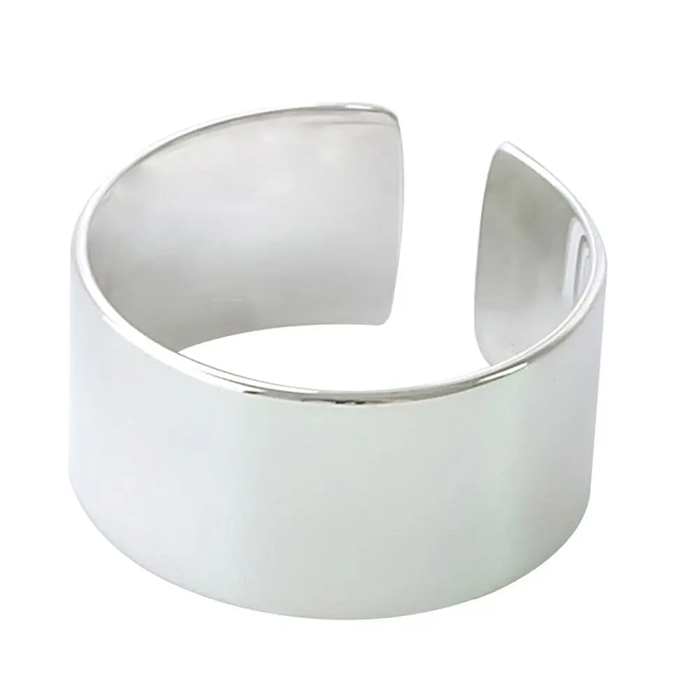 New Arrival Classic Trendy Polished Knuckle Smooth Gift for Women Peace Wide Jewelry Thumb Ring Finger Ring Fashion Accessories