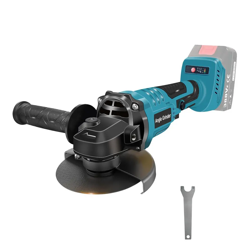 

Brushless Angle Grinder 125mm M14 Variable 3-Speed Battery Grinding Cutting Machine Polisher Power Tool For Makita 18V Battery