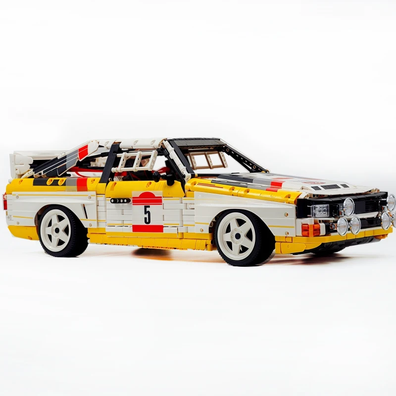 متوفر YC-23043 1:8 MOC سيارة رياضية فنية S1 اللبنات الطوب نموذج لعب للبنين عيد الميلاد هدية عيد ميلاد مجموعة