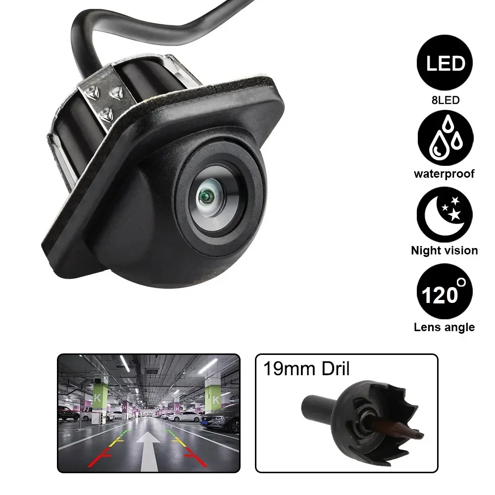 Universal Car Rear View Camera Waterproof Auto Parking Assistance Car Reverse Camera for Parking Monitoring