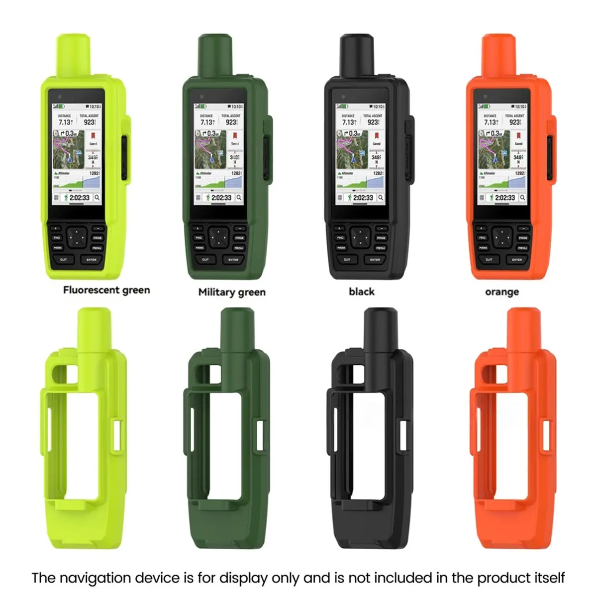 Silicone Protective Cover for GPSMAP H1, GPS Device Case with Full Body Shock Absorption Shell Black