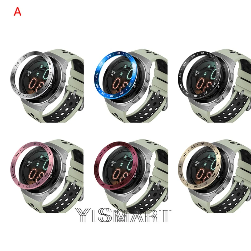 Lünette Ring für Huawei Uhr GT 2e Edelstahl abdeckung kratz feste Schutz ring Rahmen Fall für Huawei GT2E Armband