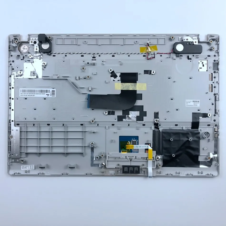 Imagem -02 - Ouro Palmrest Teclado Portátil para Samsung Rv509 Rv511 Np-rv511 Rv513 Rv515 Rv518 Rv520 Eua Layout us