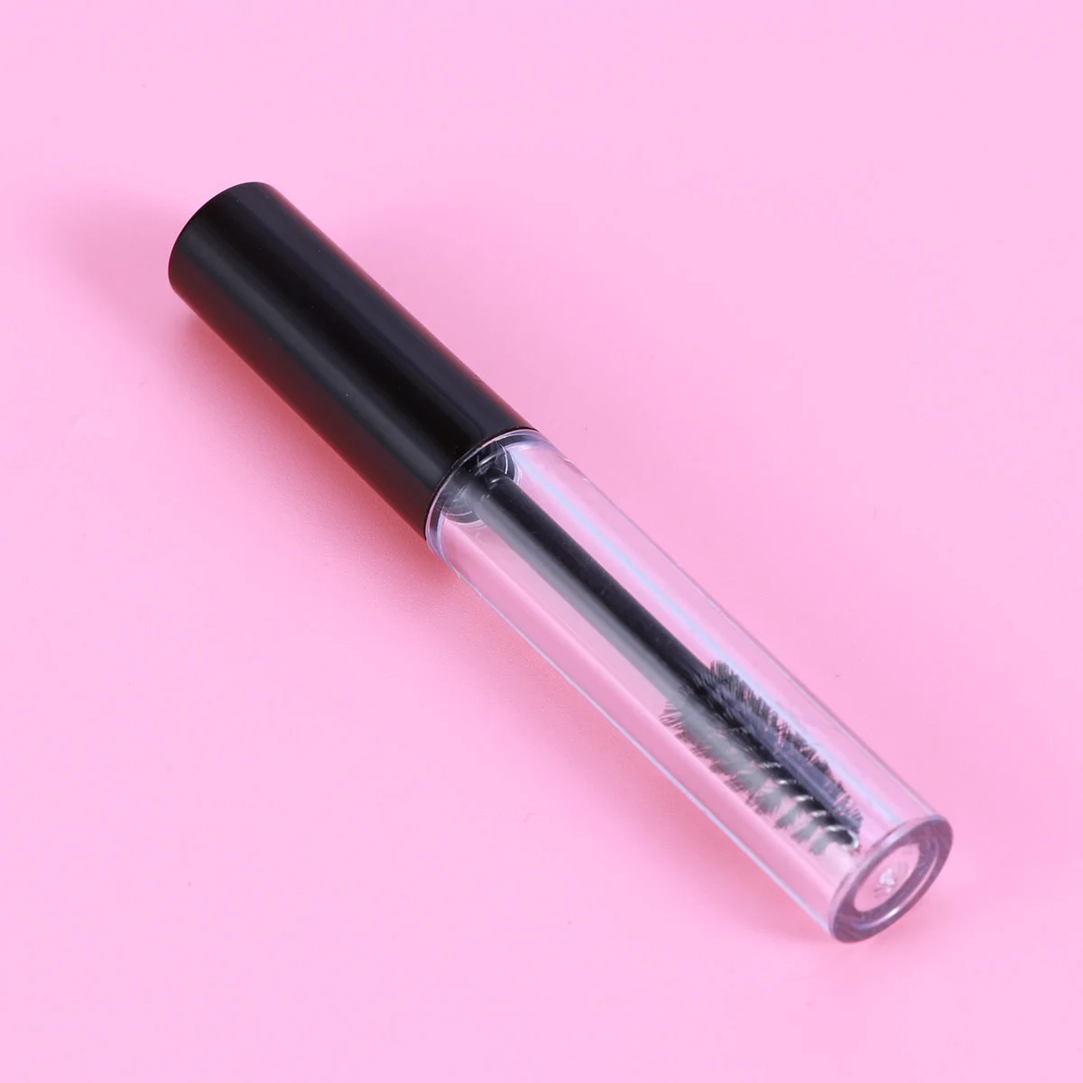 15ML Plastic Clear Empty Mascara Tube Vial Container with Black for Eyelash Growth Mascara plastic tube