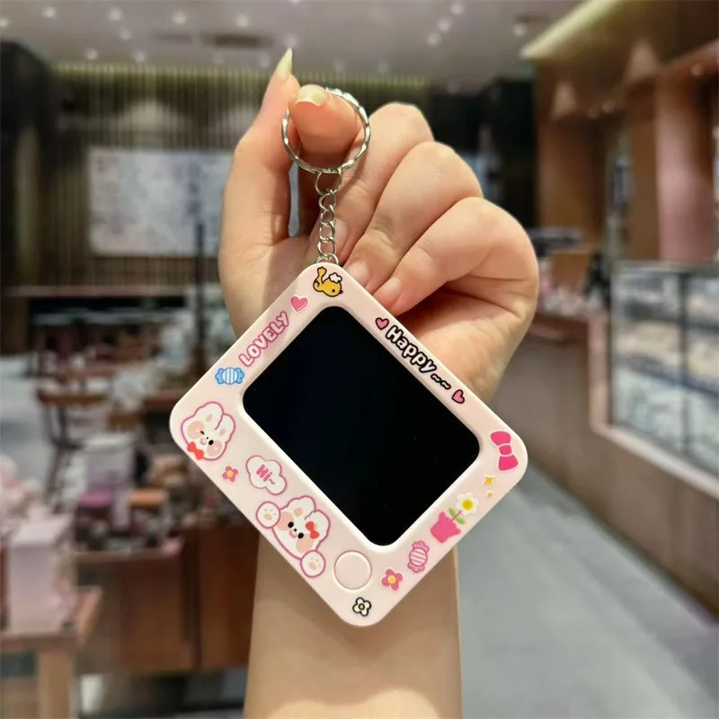 Creative Reusable Mini Doodle Drawing Board Small Writing Pad Doodle Sketch Lovely Backpack Keychain Small Painter Kids Toy