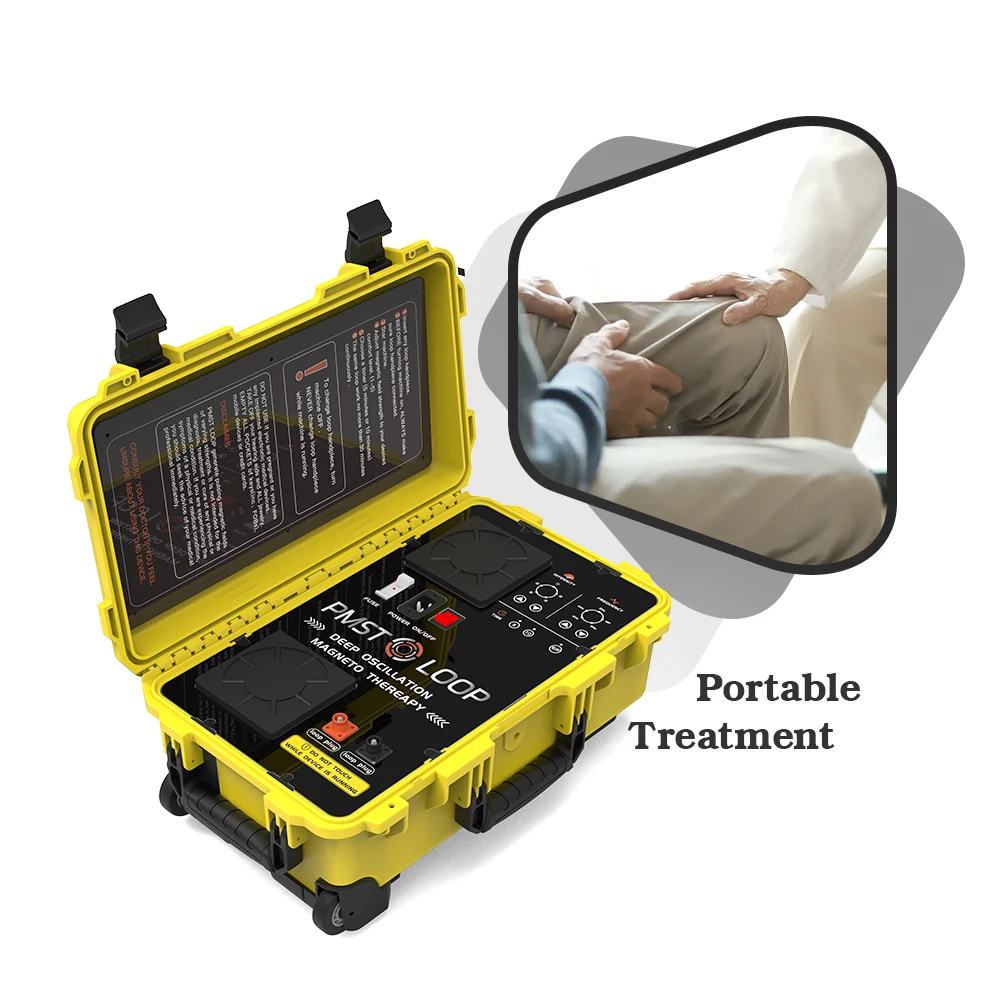 

PMST LOOP HUGO PEMF Therapy Device Magnetic Wave Machine for Pain Relief