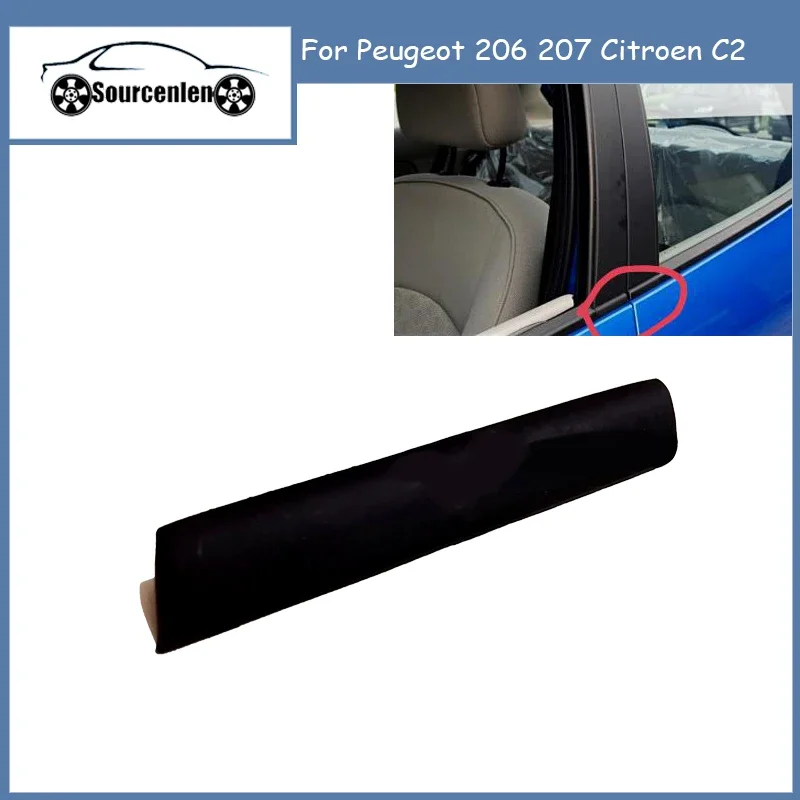 

Brand Genuine Car Door Glass Sealing Strip Window Pressure Strip For Peugeot 206 207 Citroen C2 933491 933492 933493 933494