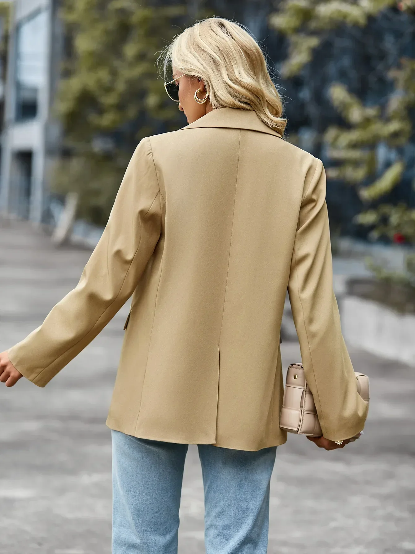 2024 Spring Fashion Blazer Women Long Sleeve Solid Black Blazers Jacket Female Autumn New Casual Formal Office Ladies Clothes