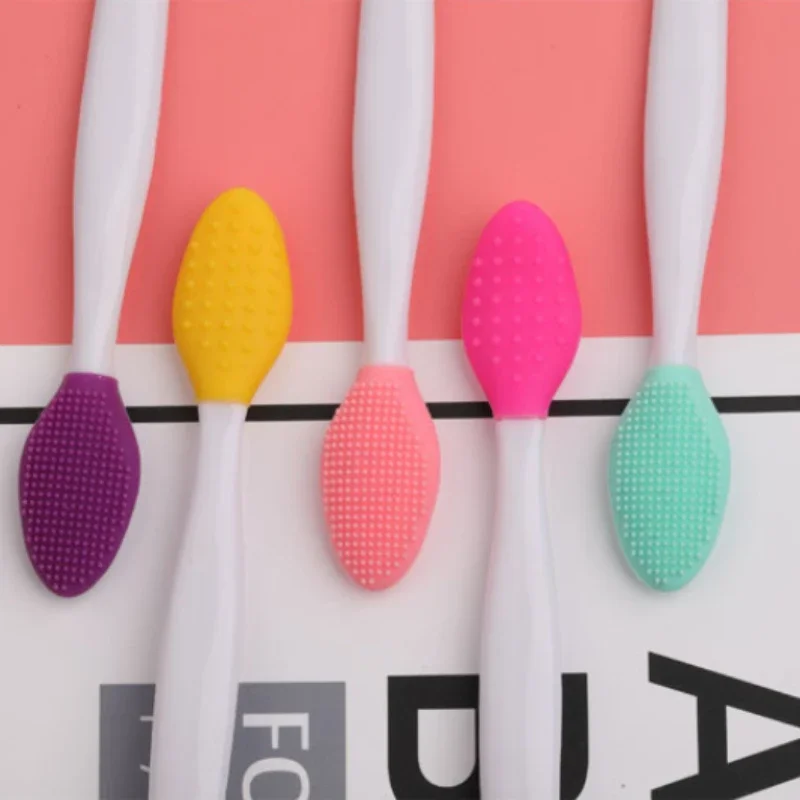 1PC Beauty Skin Care Wash Face Silicone Brush Exfoliating Nose Clean Blackhead Removal Brushes Tools With Replacement Head