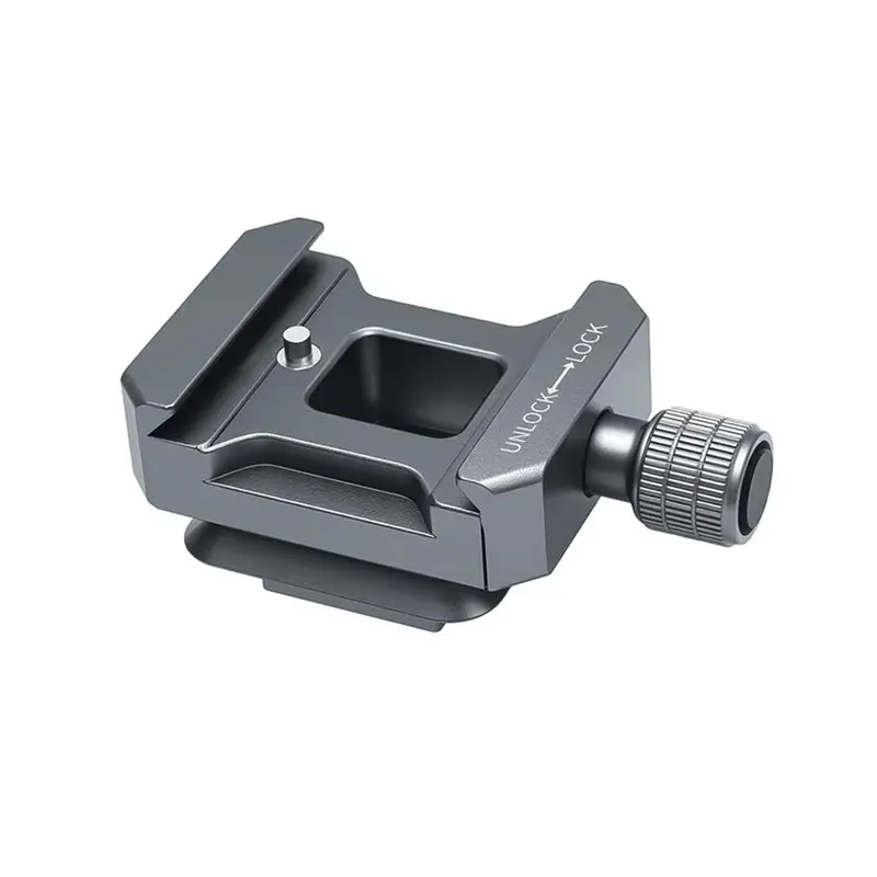AED7-4-Way Arca Clamp Quick Release AKKA Camera Mount QR For DSLR Camera Cage Tripod Slider Gimbal Ballhead Monopod