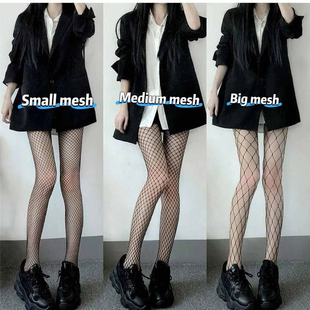 Sexy Women's Long Fishnet Black Summer Thigh High Waist Hosiery Body Stockings Fishnet Pantyhose High Waist Hosiery Nylon Tights