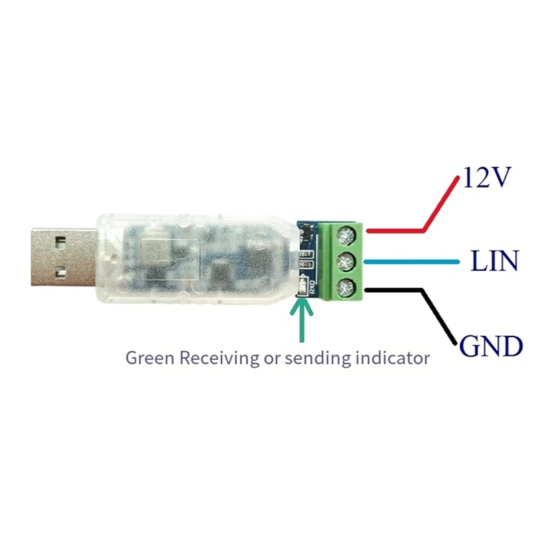 TOP LIN Bus Analysis Controller USB To LIN Debugger LIN Bus Analyzer(1PCS)