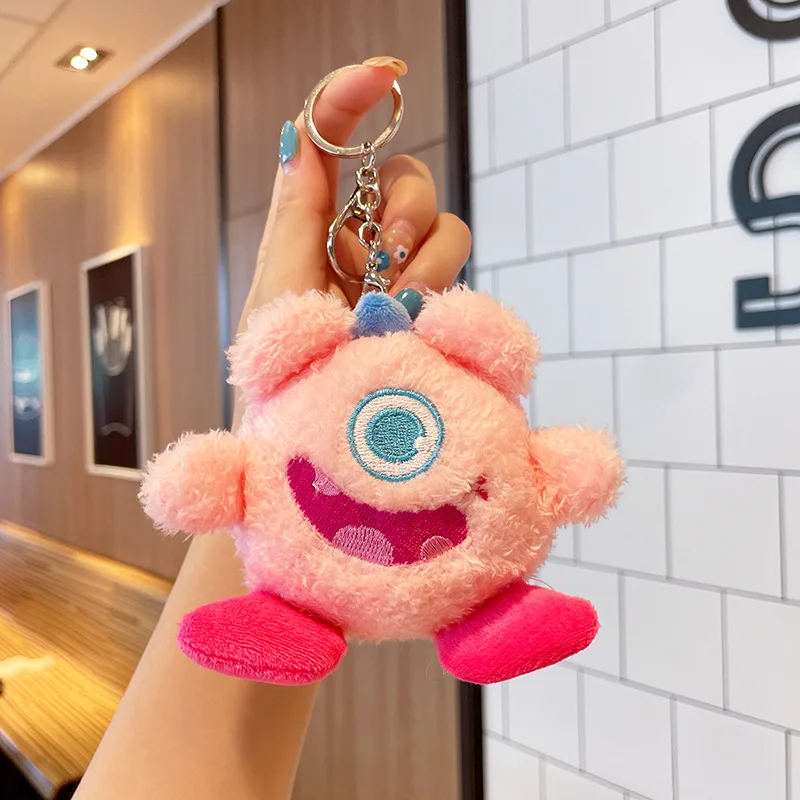 ディズニー 2025 かわいいリトルモンスターぬいぐるみペンダント 小さな毛皮のようなモンスター人形キーホルダー装飾 女の子への最高の誕生日プレゼント