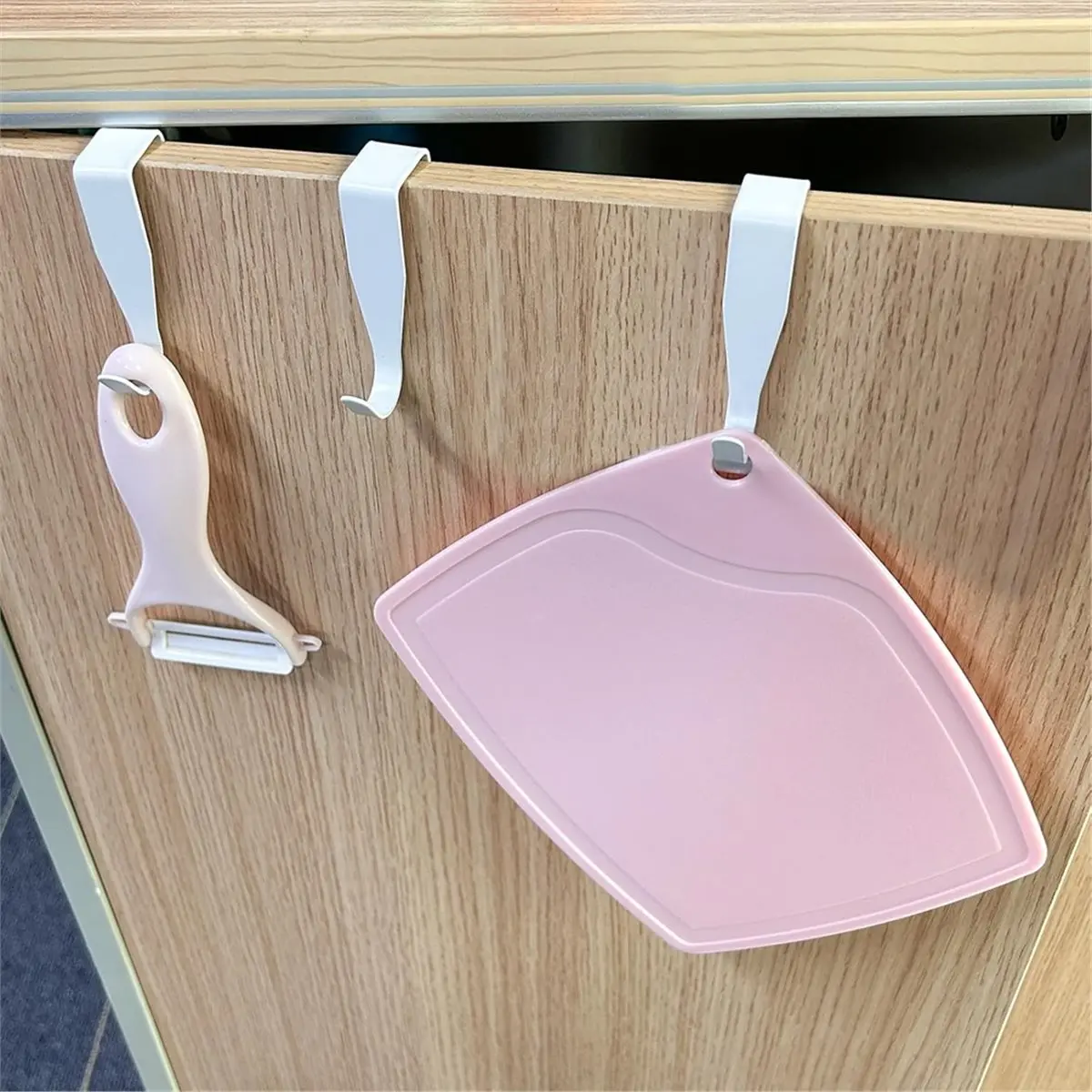 

2026 Новая упаковка из 20 крючков для одежды, дверные крючки для подвешивания, сверление не требуется, дверные крючки внутри, дверные крючки