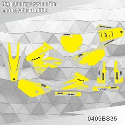 For SUZUKI RM85 RM 85 2002-2020 Graphics Decals Stickers Motorcycle Background Custom Number Name
