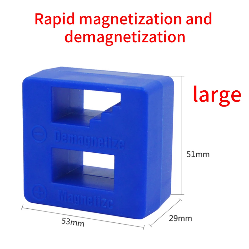 LUXIANZI Powerful Screwdriver Plus Magnetic Device for Screw Driver Bit Dual-use Degausser Portable Screw driver Magnetizer