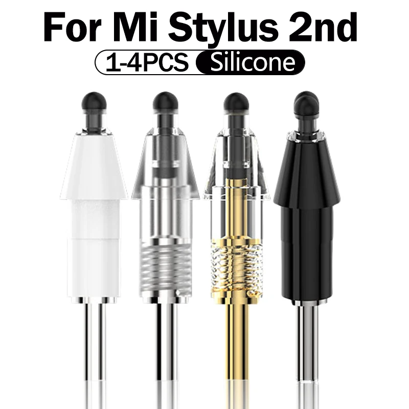 Ultra Mute Replacement 2B Pencil Tips for Xiaomi Stylus Pen 2nd Gen Wear-resistance Silicone Pen Nibs for Mi Pad 5 6 Pro Tip