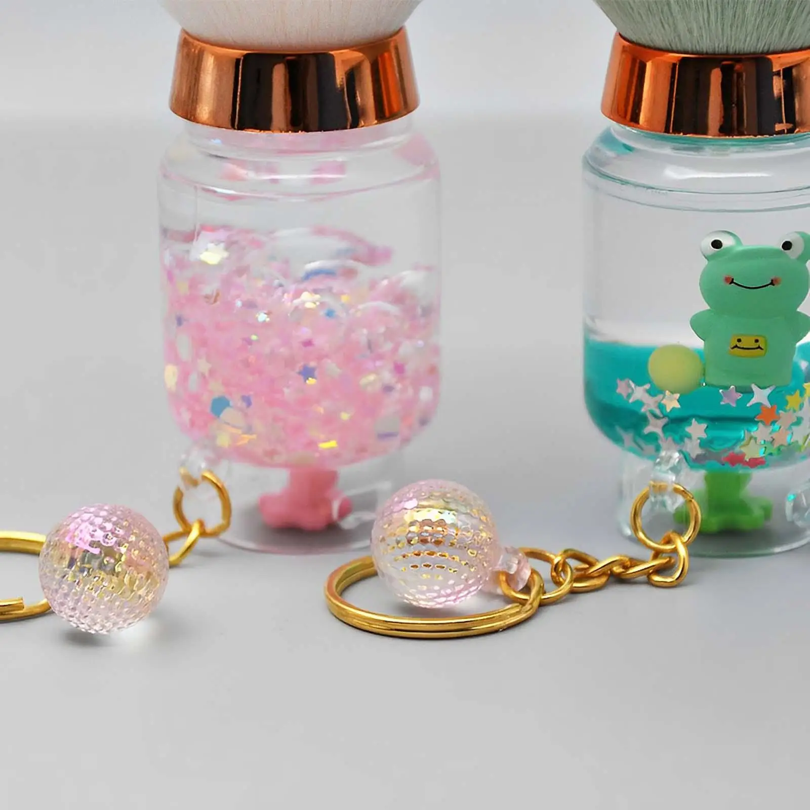 فرشاة مكياج متعددة الوظائف بشعيرات ناعمة، فرشاة أحمر الخدود المحمولة، أداة بودرة الوجه لفناني مكياج السفر #4