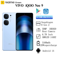 China Version VIVO iQOO Neo 9 5G Snapdragon 8 Gen 2, 50MPIMX920, OIS, 5160mAh  120W SuperVOOC, 6.78 \