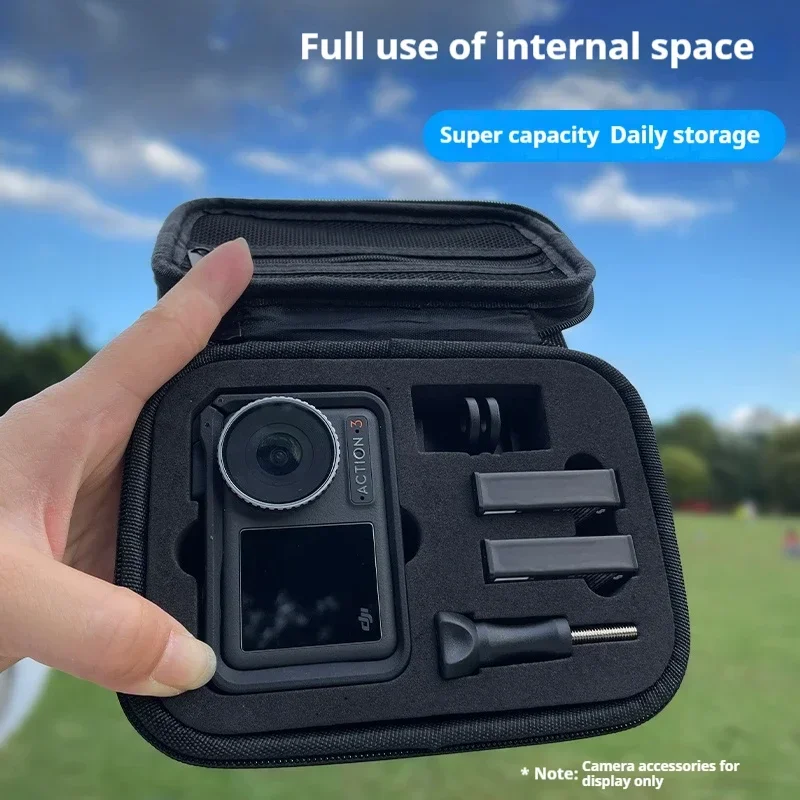 Mini Carrying Case Bag For DJI OSMO Action 3 4 Travel Bag Camera Accessories for DJI Osmo Action 4 3 Storage Bag Protective Box