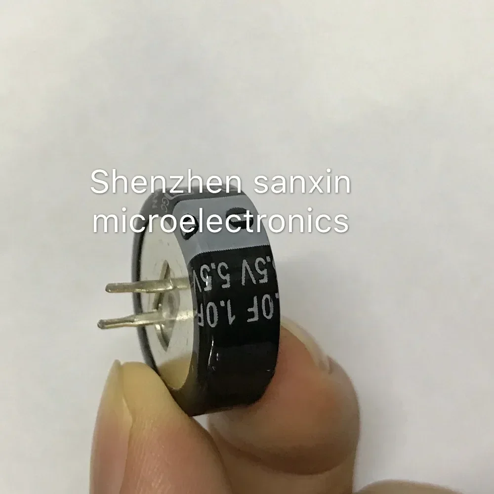 Farad Kapasitansi 1.0f 5.5V 1F C Tipe Jarak 5MM