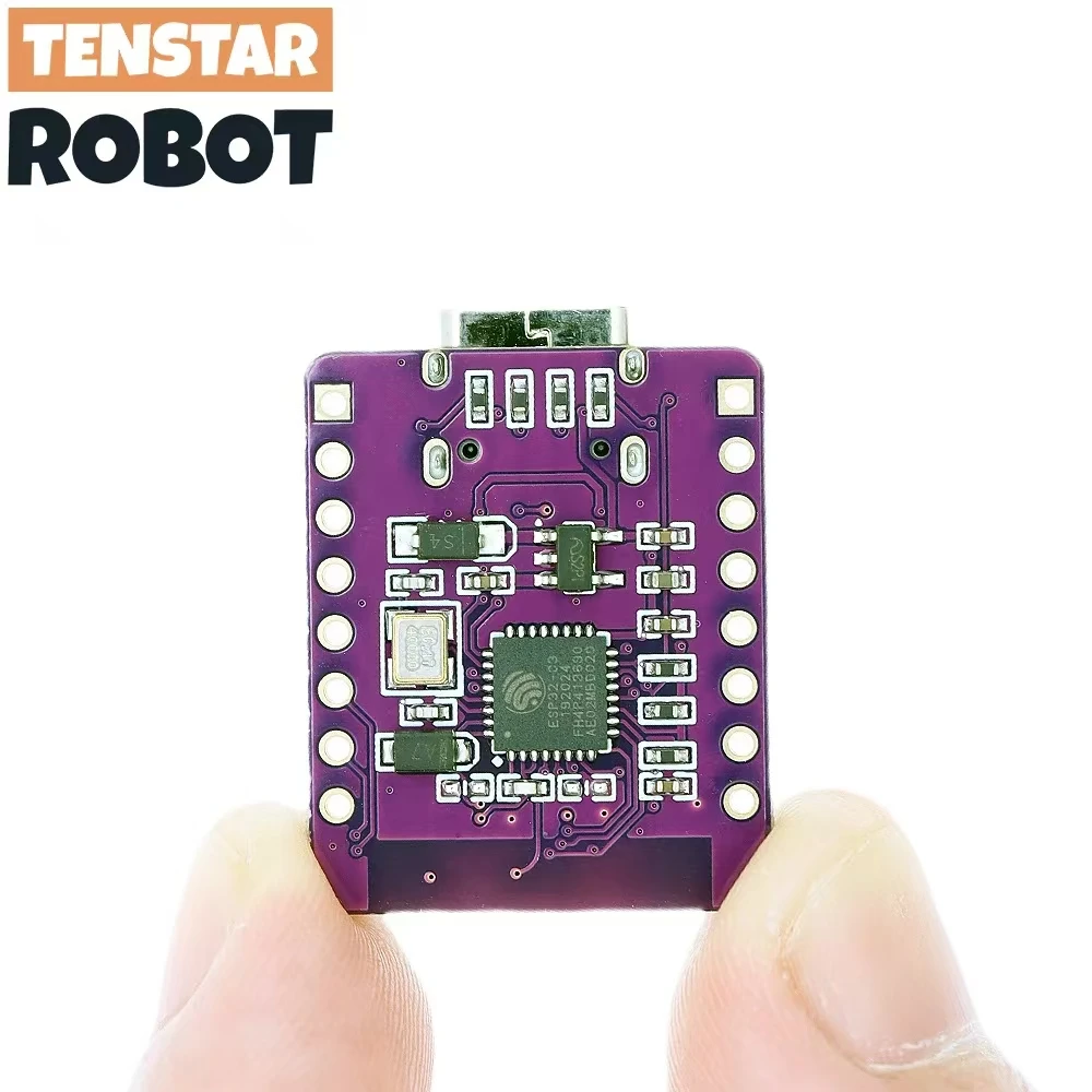 TENSTAR ESP32-C3 With 0.42 Inch White OLED Screen Development Board Ceramic Antenna ESP32 Wifi Bluetooth Module