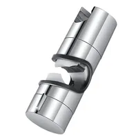 Hot Universal Shower Head Holder Adjustable 18~25mm ABS Chrome Shower Rail Holder Bathroom Accessories Shower Mounting Brackets