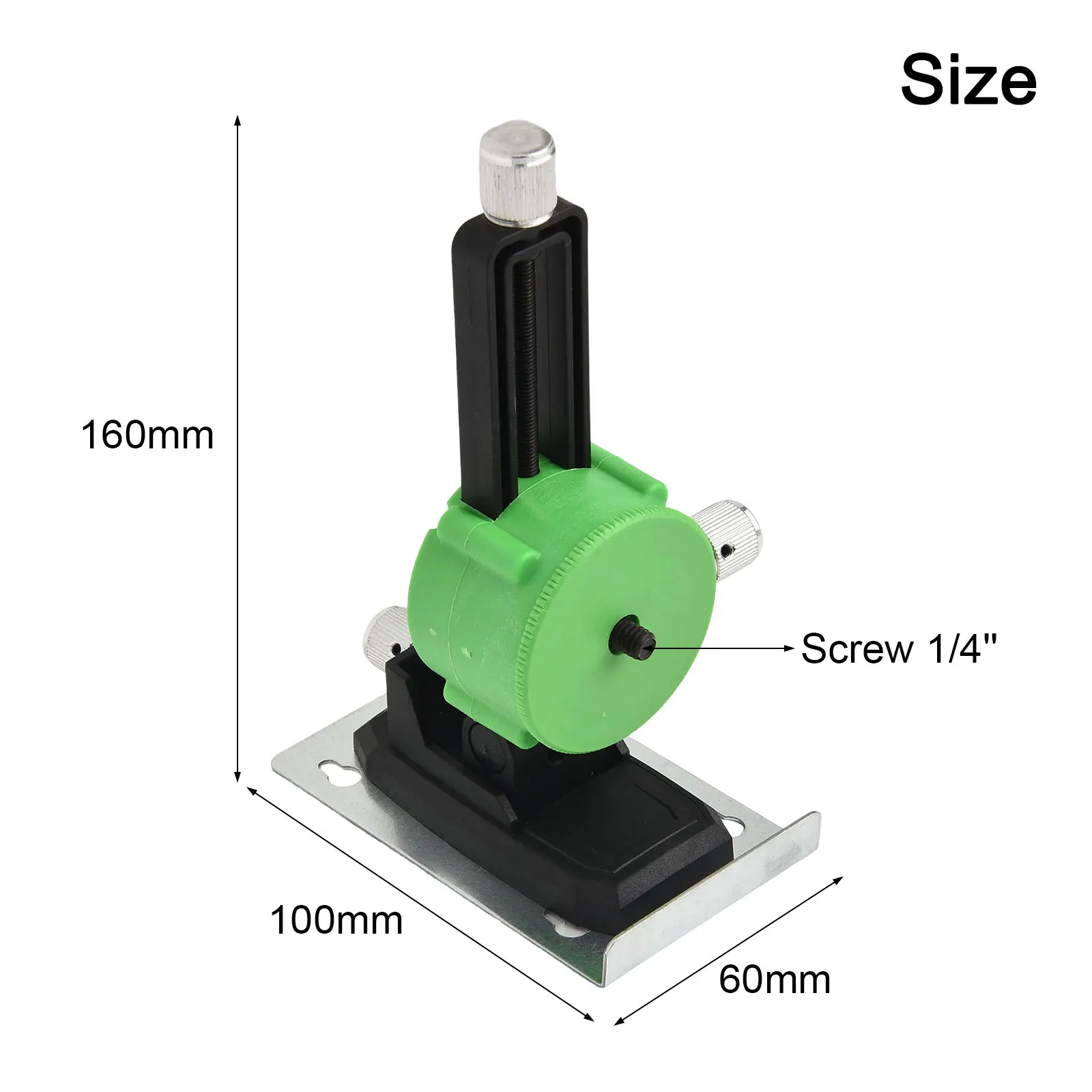 Level Wall Bracket Wall Mounted Bracket T-shape Bracket Adjustable Plastics metal 1 4 Screw 360 Rotatable Base