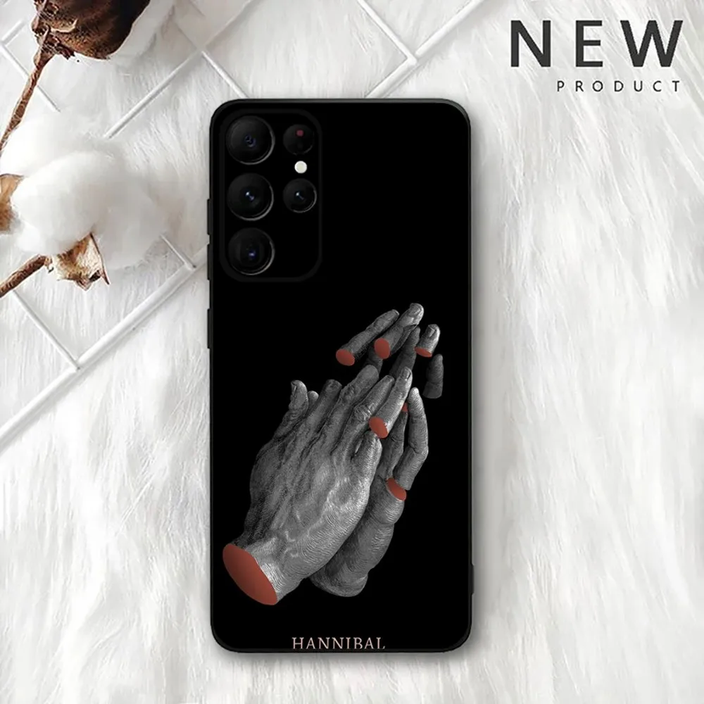 Hannibal Phone Case For Samsung Galaxy A20,A21s,A22,A31,A32,A52,A53,A72,73,A80,A91 Soft Black Cover