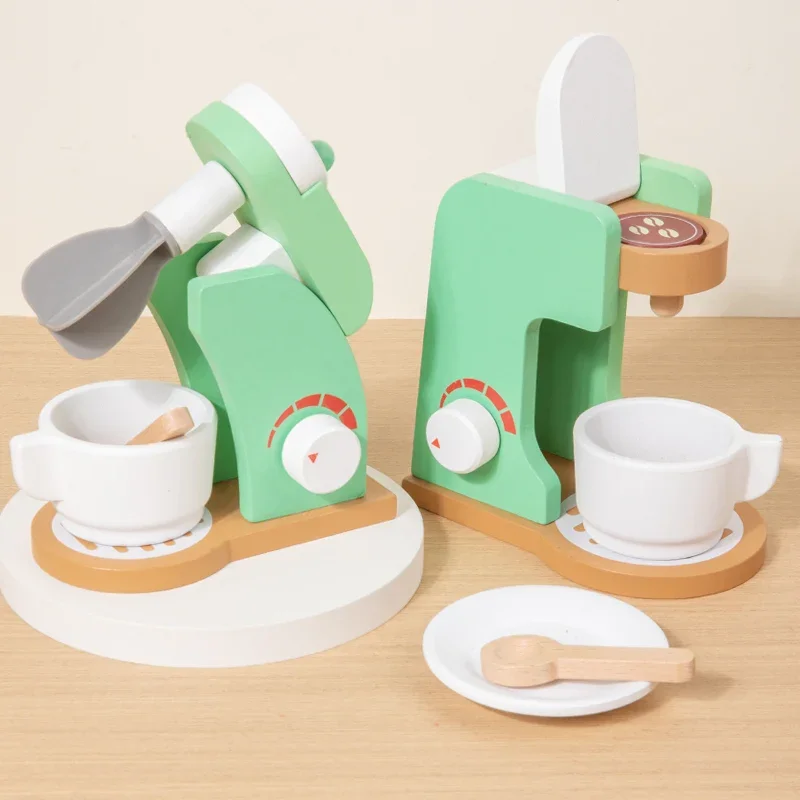 Houten keuken Fantasiespelset Montessori Simulatie Borden Gerechten Accessoires Speelset Speelgoed voor peuters Geschenken