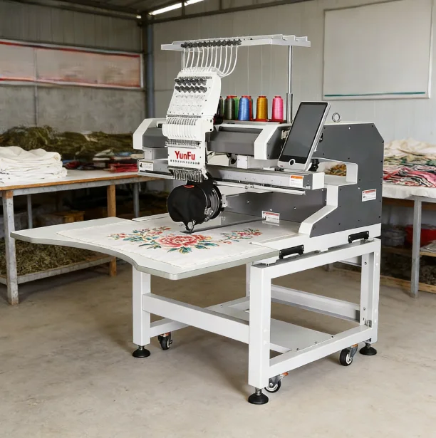 Ultra Large Field 12 Needles Embroidery Machine BL-1201E, Smart & Easy