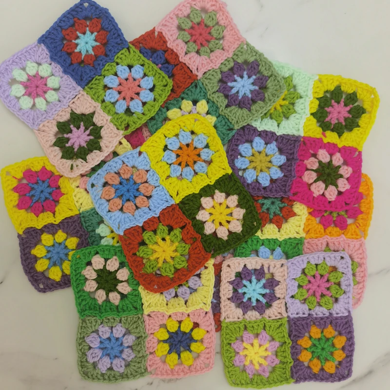 Original Vintage Pure Handmade Pastoral European Style Pastoral Coaster Meal Mat Pot Mat Clothing Patch 15CM 10PCS/LOT