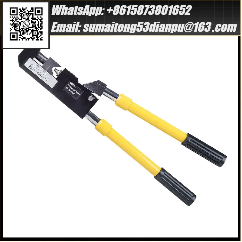 KH-230 Mechanical Crimping Pliers with Telescopic Long Handle 10-240MM Crimping Terminal for Electrical Wiring Tools